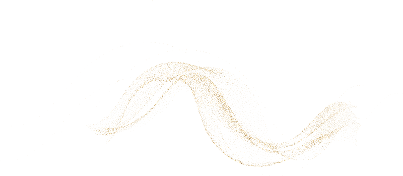 Gold glitter wave